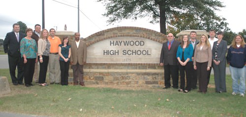 Leadership Class 2012 celebrates class project at Haywood High