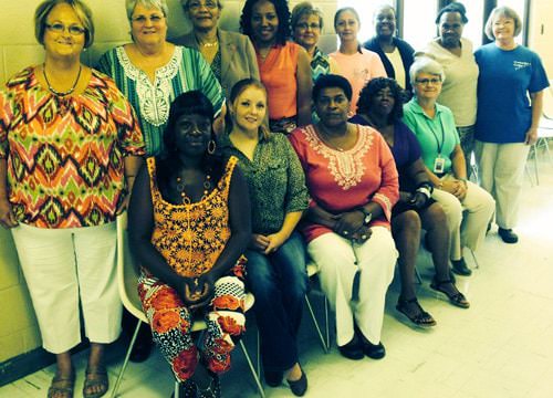 School cafeteria staff honored with years-of-service