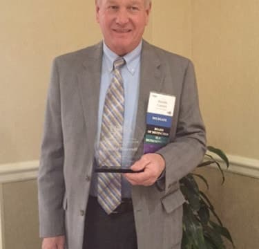 Chairman Garrett honored at TSBA conference