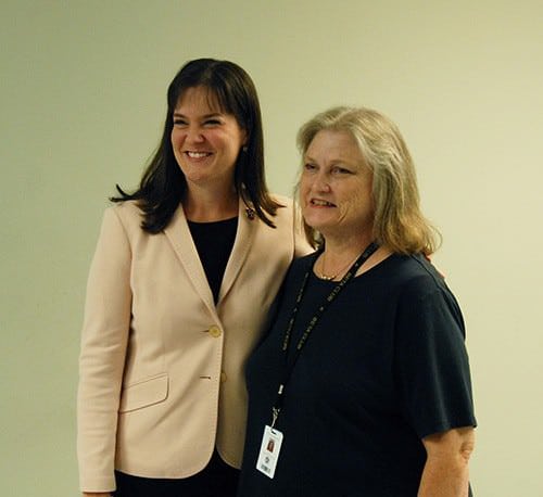 Commissioner with Ms Bridgewater web